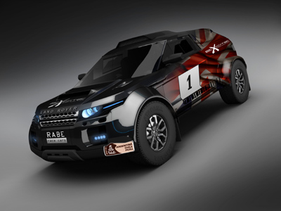 Excite Rallye Raid Team's new car - the D4 WN5 produced by RaBe Race Cars